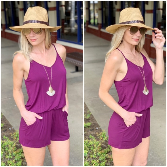 Infinity Raine Pants - ✨LAST TWO✨Eggplant everyday romper Infinity Raine Pants - ✨LAST TWO✨Eggplant everyday romper